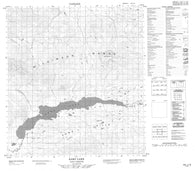 105L16 Earn Lake Canadian topographic map, 1:50,000 scale