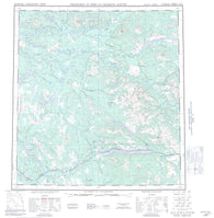 105L Glenlyon Canadian topographic map, 1:250,000 scale