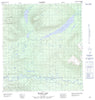 105M01 Moose Lake Canadian topographic map, 1:50,000 scale