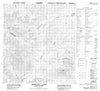 105M03 Sideslip Lake Canadian topographic map, 1:50,000 scale
