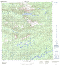 105M09 Edwards Lake Canadian topographic map, 1:50,000 scale