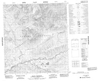 105N03 Mount Armstrong Canadian topographic map, 1:50,000 scale