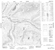 105N05 No Title Canadian topographic map, 1:50,000 scale