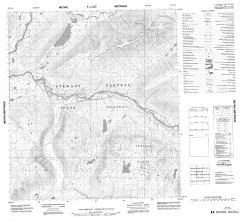 105N05 No Title Canadian topographic map, 1:50,000 scale