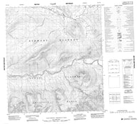 105N06 No Title Canadian topographic map, 1:50,000 scale