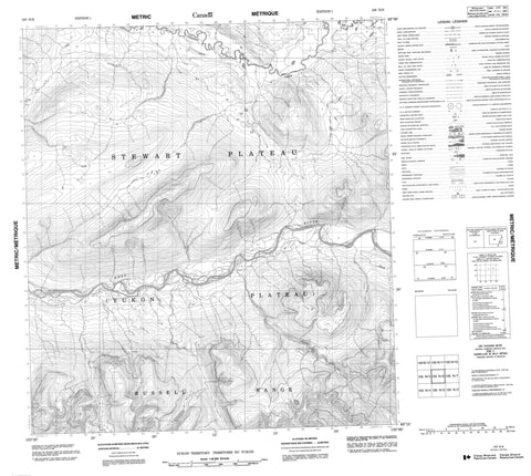 105N06 No Title Canadian topographic map, 1:50,000 scale