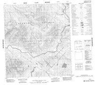 105N07 No Title Canadian topographic map, 1:50,000 scale