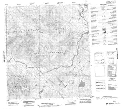 105N07 No Title Canadian topographic map, 1:50,000 scale