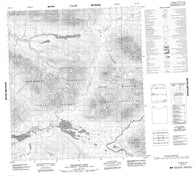 105N10 Pleasant Lake Canadian topographic map, 1:50,000 scale