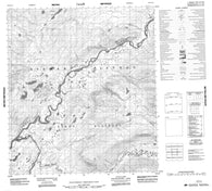 105N12 No Title Canadian topographic map, 1:50,000 scale