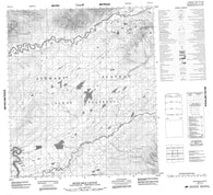 105N14 Seven Mile Canyon Canadian topographic map, 1:50,000 scale