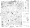 105N14 Seven Mile Canyon Canadian topographic map, 1:50,000 scale