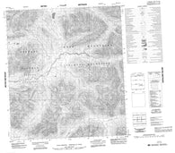 105N16 No Title Canadian topographic map, 1:50,000 scale