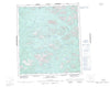 105N Lansing Range Canadian topographic map, 1:250,000 scale