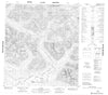 105O01 No Title Canadian topographic map, 1:50,000 scale