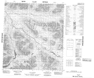 105O02 No Title Canadian topographic map, 1:50,000 scale