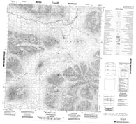 105O12 Fango Lake Canadian topographic map, 1:50,000 scale