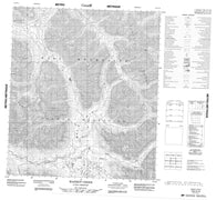 105O14 Marmot Creek Canadian topographic map, 1:50,000 scale