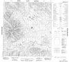 105P05 No Title Canadian topographic map, 1:50,000 scale