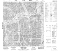 105P07 Sekwi Canyon Canadian topographic map, 1:50,000 scale