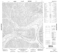 105P09 Delthore Mountain Canadian topographic map, 1:50,000 scale