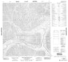 105P09 Delthore Mountain Canadian topographic map, 1:50,000 scale