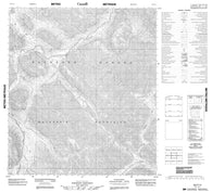 105P14 No Title Canadian topographic map, 1:50,000 scale