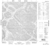 105P14 No Title Canadian topographic map, 1:50,000 scale