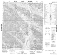 106A12 No Title Canadian topographic map, 1:50,000 scale