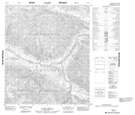 106A14 No Title Canadian topographic map, 1:50,000 scale