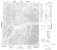 106B01 No Title Canadian topographic map, 1:50,000 scale