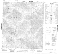 106B02 No Title Canadian topographic map, 1:50,000 scale