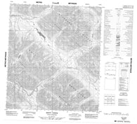 106B03 Misty Creek Canadian topographic map, 1:50,000 scale