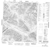 106B05 No Title Canadian topographic map, 1:50,000 scale