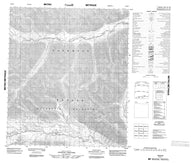 106B08 No Title Canadian topographic map, 1:50,000 scale