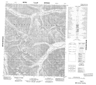 106B10 No Title Canadian topographic map, 1:50,000 scale