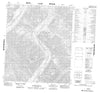 106B13 No Title Canadian topographic map, 1:50,000 scale