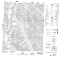 106B14 No Title Canadian topographic map, 1:50,000 scale