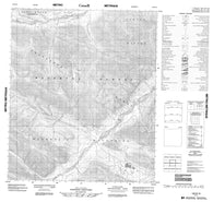 106B16 No Title Canadian topographic map, 1:50,000 scale