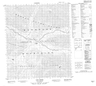 106C07 Goz Creek Canadian topographic map, 1:50,000 scale