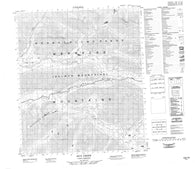 106C08 Duo Creek Canadian topographic map, 1:50,000 scale