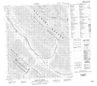 106C09 Reptile Creek Canadian topographic map, 1:50,000 scale