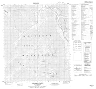 106C12 Gillespie Creek Canadian topographic map, 1:50,000 scale