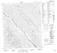 106C15 No Title Canadian topographic map, 1:50,000 scale