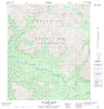 106D07 Williams Creek Canadian topographic map, 1:50,000 scale