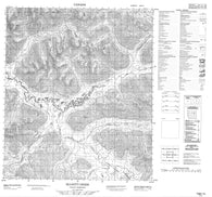 106D12 Elliott Creek Canadian topographic map, 1:50,000 scale