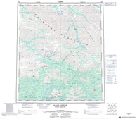 106D Nash Creek Canadian topographic map, 1:250,000 scale