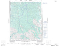 106E Wind River Canadian topographic map, 1:250,000 scale