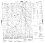 106F10 No Title Canadian topographic map, 1:50,000 scale