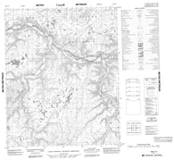 106F13 No Title Canadian topographic map, 1:50,000 scale